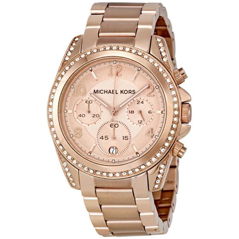 michael kors rose dial women& 39|Michael Kors bracelet band.